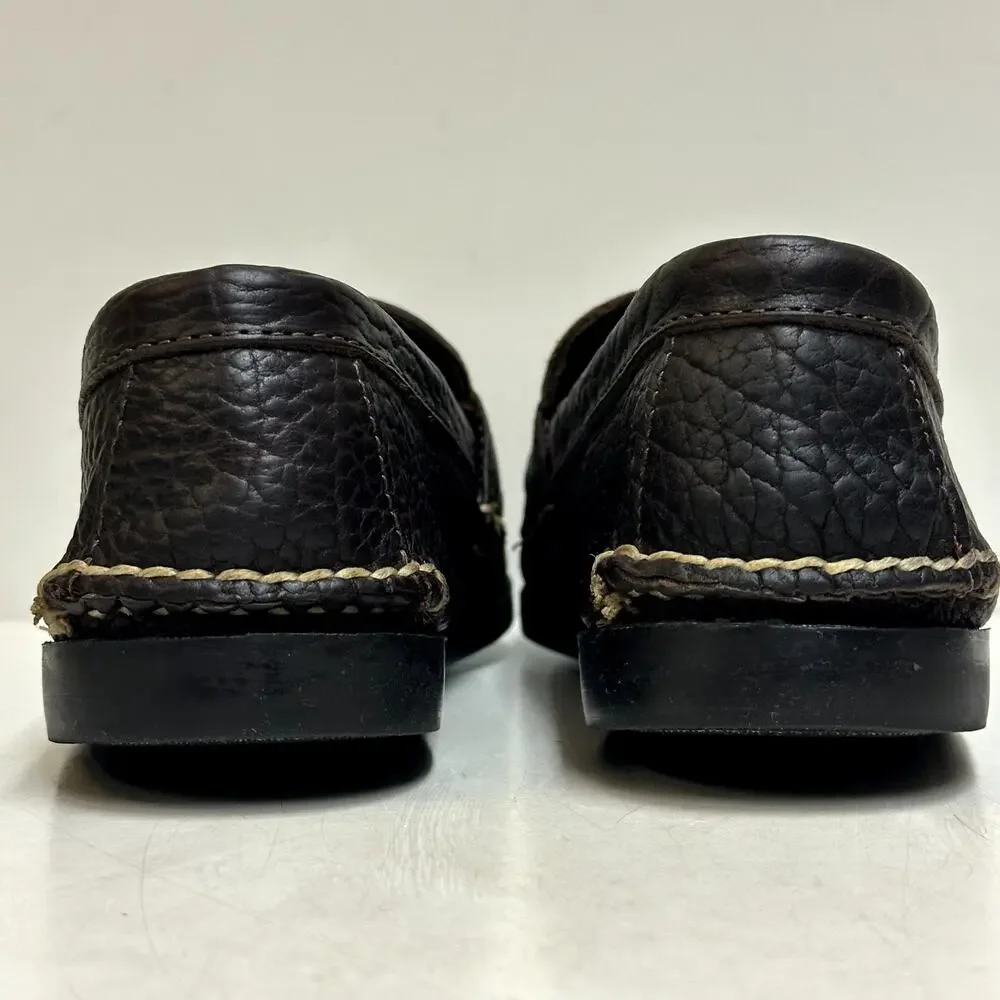 RARE Rancourt & Co. x Bill's Khakis Bison Penny Loafer Camp Moc Maine USA 11 D